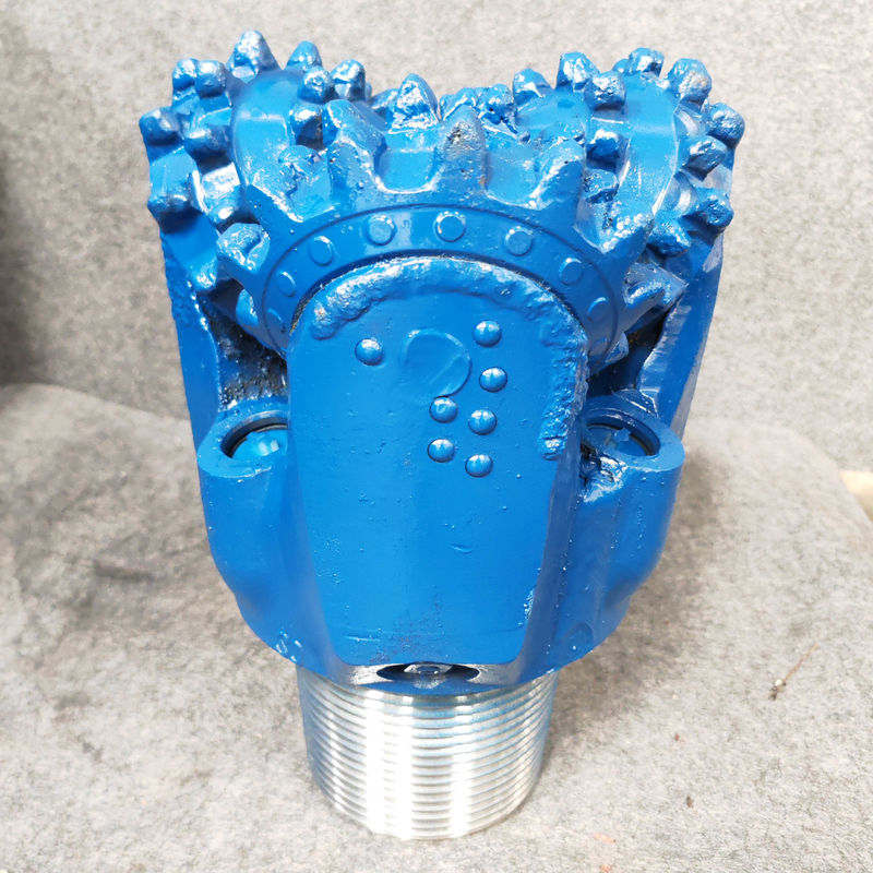 Double Layer Rubber Seal Konik Fringed Tooth Drill Bit Untuk Pengeboran Sumur Minyak