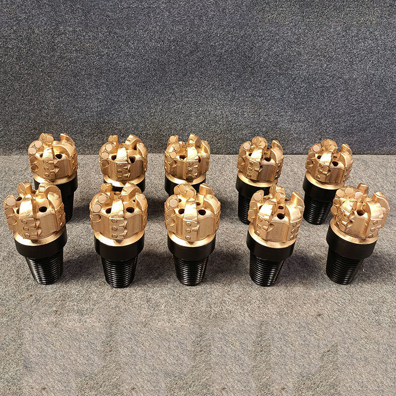 89mm 5 PDC Bor Bits Desain Disesuaikan untuk Soft To Medium Soft Formations dalam Aplikasi Pertambangan